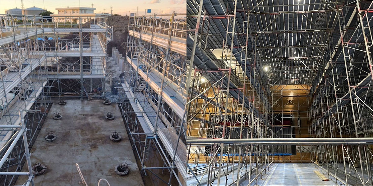足場仮設工事のイメージ